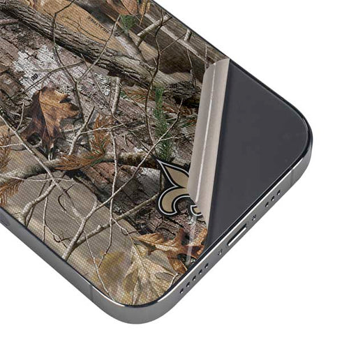 NFL New Orleans Saints Realtree AP Camo iPhone 16 Pro Skin
